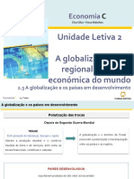 A globalização e a hierarquização dos países desenvolvidos e em desenvolvimento