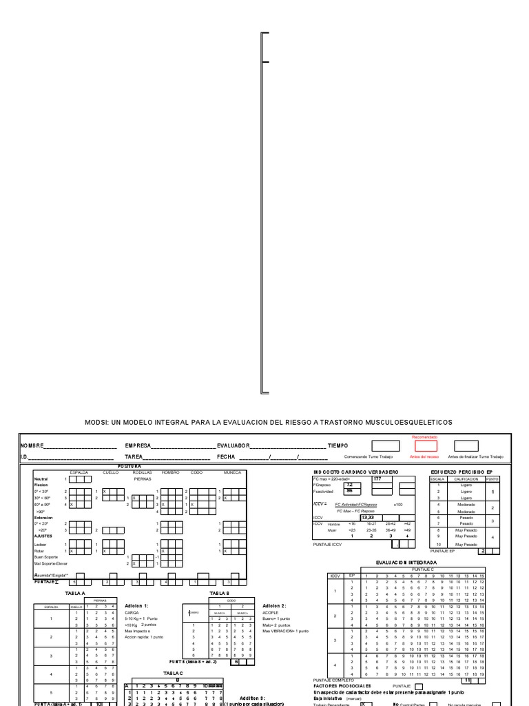 Modelo MODSI para Evaluación de Riesgos | PDF