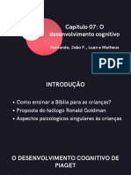 O Desenvolvimento Cognitivo