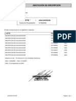 Título N °:: Anotación de Inscripción