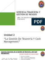Unidad II - La Gestion de Tesoreria y Cash Management