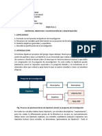 Práctica 3 Hipótesis, Objetivos y Justificación de L Investigación