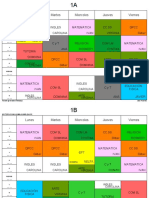 Horario General DAC 5