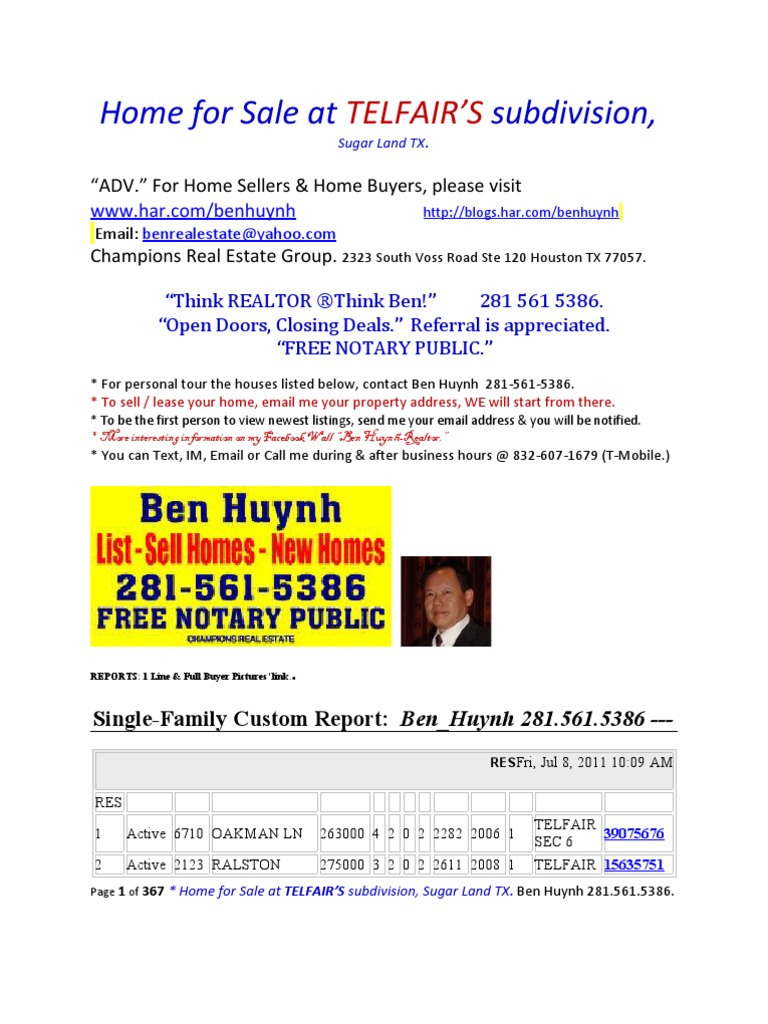 Home for Sale at Telfair, Sugar Land TX- July 8 2011 | Fireplace