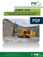 Manual de manutenção para carreta de perfuração de rocha LOBO XXI