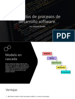 Modelos de Procesos de Desarrollo Software