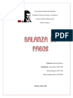 Balanza de Pagos