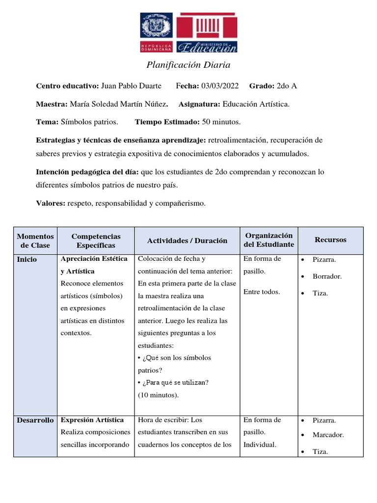 Educación Artistica | PDF | Educación en artes visuales | Plan de estudios