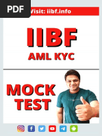 Updated Aml Kyc Mcqs 2025 | PDF