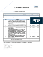 Cotizacion Sra. Madelen