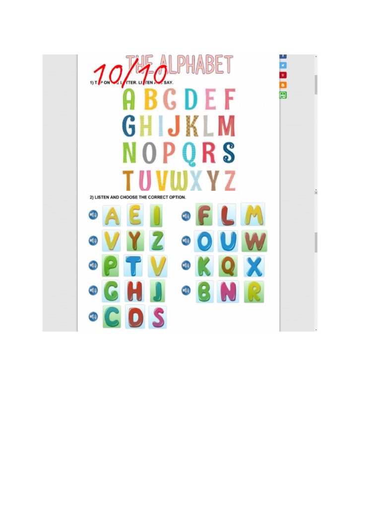 Alphabet | PDF