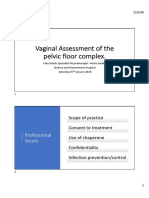 Vaginal Assessment of the Pelvic Floor 1 Read Only