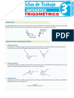 Angulo Trigometrico para Tercer Grado de Secundaria