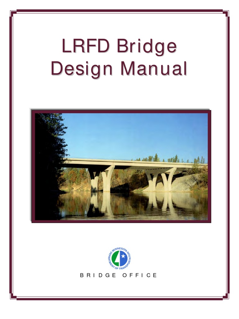 LRFD Bridge Design Manual PDF Architectural Elements Materials