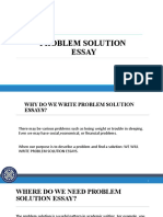 Problem Solution Essay PPT-1