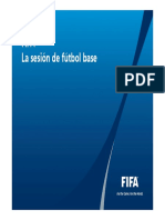 Sesión de fútbol base