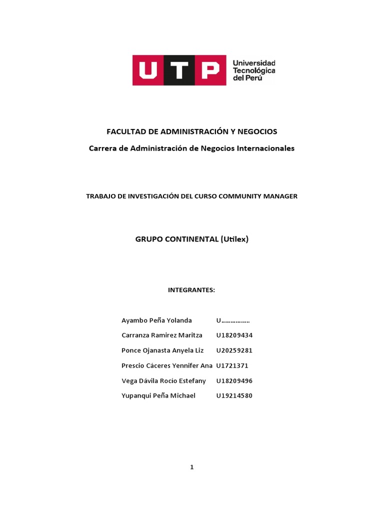 Estrategias de Community Manager para Utilex | PDF | Servicio de redes ...