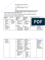 PLANIFICACIÓN para La Calse de Ambiente