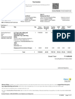 Tax Invoice for Washing Machine Purchase