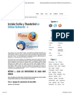 Instalar Firefox y Thunderbird en Debian Fácilmente