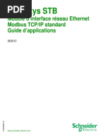 Advantys STB: Module D'interface Réseau Ethernet Modbus TCP/IP Standard Guide D'applications