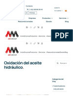 Predictivo en Analisis de Aceites Tipo AW Hidraulico