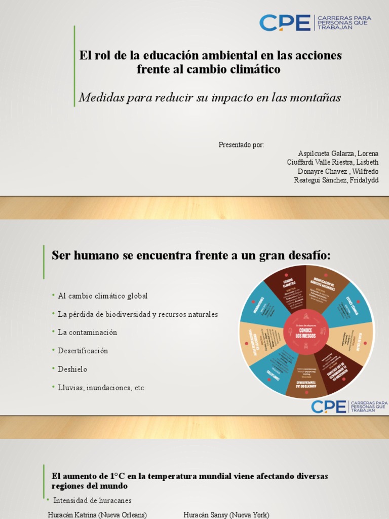 Educación Ambiental y Cambio Climático | PDF | Entorno natural | Agua