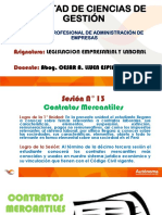 Facultad de Ciencias de Gestión: Legislacion Empresarial Y Laboral