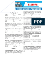 Ejercicios de Divisibilidad de Polinomios Pagina Educativa