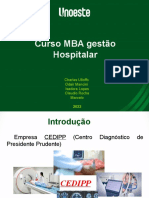 ApresentaÃ Ã o Trabalho MBA - Centro DiagnÃ Stico Por Imagem (CEDIPP) - 1