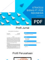 Strategi Bisnis PT Pos Indonesia - Junan Mutamadra