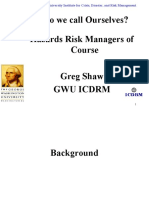 Shaw - Hazards Risk Management