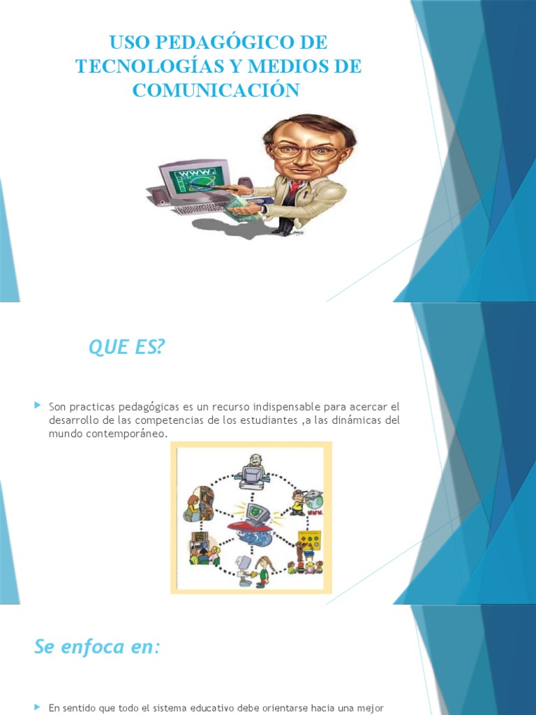 Uso Pedagógico de Tecnologías y Medios de Comunicación | PDF ...