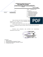 Surat Penundaan Vaksin Dosis Ke-2 29 Desemeber 2021 - 1 Januari 2022