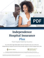 IHC INDEMNITY BENEFITS 2022independence Hospital Insurance Plus 0321
