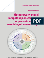 Zintegrowany Model Kompetencji Spolecznych W Procesie Rozwoju Osobistego I Zawodowego