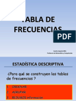 2 Tabla de Frecuencias