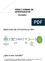 Método y Forma de Investigación