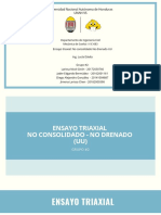 Ensayo Triaxial No Consolidado No Drenado (Uu)