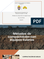 Métodos de Compactación Con Equipos Livianos