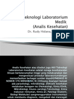 Ahli Teknologi Laboratorium Kesehatan (Analis Kesehatan)