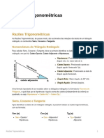 Razões Trigonométricas