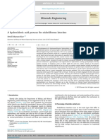 A Hydrochloric Acid Process For Nickeliferous Laterites