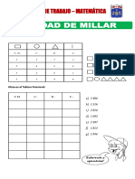 Matemática unidad de millar