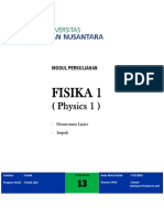 Modul 13 - Fisika 1 (T.Sipil)