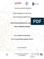 Tecnológico Nacional de México: Portafolio de Evidencias de La Unidad 4. Tema 4. Seguridad E Higiene