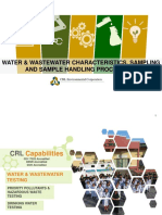 CRL - Water and Wastewater Sampling Procedure and Laboratory Analysis-PCAPI R4A