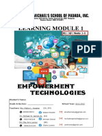 Empowerment Technolgies Module 1