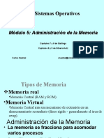 MODULO 5 Administracion de Memoria 1ra