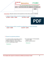 Actividad #22 - Matemática 3° Grado - 2022